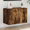 vidaXL TV Cabinet Wall-mounted Smoked Oak 60x30x41 cm