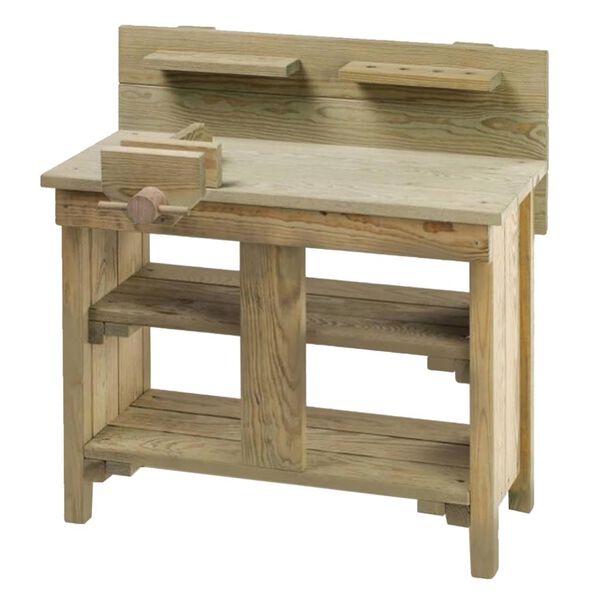 Happy People Wooden Workbench for Kids 80x42x88 cm