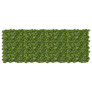 vidaXL Balcony Screen with Leaves Green and Yellow 200 x 75 cm