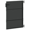 vidaXL Garden Gate Black 85 x 150 cm Powder-coated steel