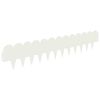 vidaXL Lawn Edging 20 pcs 103 x 20 cm Steel White