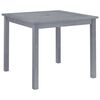 vidaXL Dining Table | Grey | Solid acacia wood | Medium | Durable | Dining Table