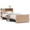 vidaXL Bookcase Bed without Mattress 90x200cm Solid Wood Pine