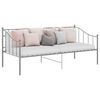 vidaXL Sofa Bed Frame without Mattress Grey Metal 90x200 cm