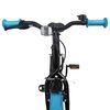 vidaXL Kids Bike 18'' for 5-7 Years Old Black