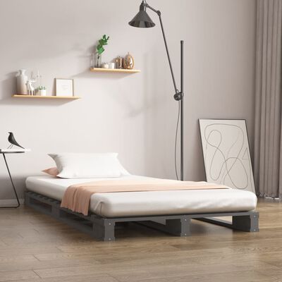 vidaXL Pallet Bed 200x200 cm Solid Wood Pine
