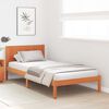 vidaXL Bed Frame Brown 75 x 190 cm Solid Pine wood