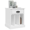 vidaXL Bedside Cabinet White 43x36x50 cm