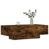 vidaXL Coffee Table Smoked Oak 100x49.5x31 cm Engineered Wood