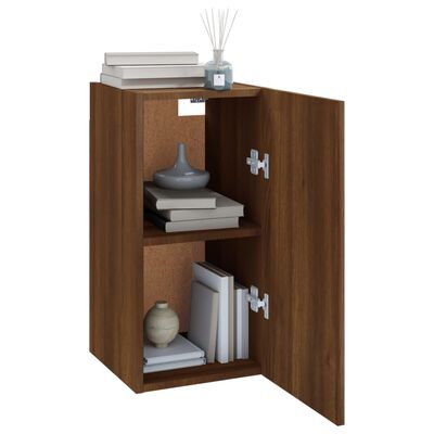 vidaXL TV Cabinet Brown Oak 30.5x30x60 cm Engineered Wood