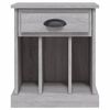 vidaXL Bedside Cabinets 2 pcs Grey Sonoma 43x36x50 cm