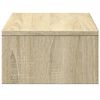 vidaXL Monitor Stand with Drawers Sonoma Oak 50x27x15 cm Engineered Wood