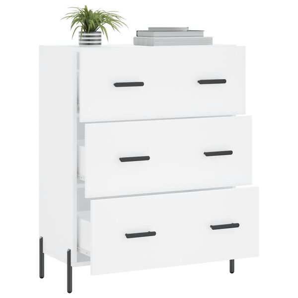 vidaXL Sideboard White 69.5x34x90 cm Engineered Wood