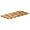 vidaXL Table Top Live Edge 100x60x3.8 cm Solid Wood Rough Mango