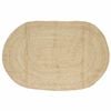 vidaXL Area Rugs Natural and White 152 x 245 cm Jute