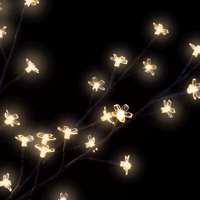 vidaXL Christmas Tree 2000 LEDs Warm White Light Cherry Blossom 500 cm