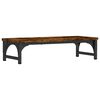 vidaXL Monitor Stand Smoked Oak 55x23x14 cm Engineered Wood