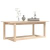 vidaXL Coffee Table 110x55x45 cm Solid Wood Pine