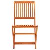 vidaXL 7 Piece Folding Outdoor Dining Set Solid Eucalyptus Wood