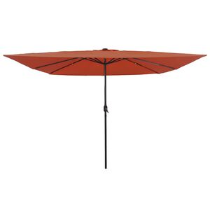 vidaXL Garden Parasol Terracotta 295 x 295 x 245 cm
