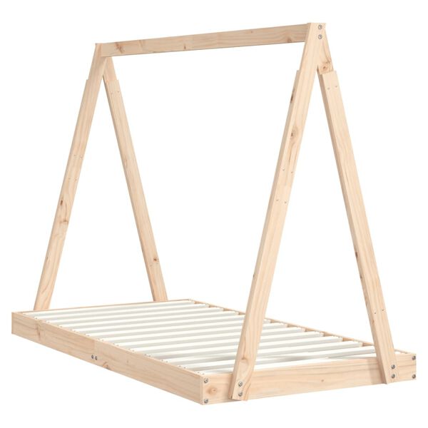 vidaXL Kids Bed Frame 80x160 cm Solid Wood Pine