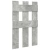 vidaXL Wall-Mounted Coat Rack Concrete Grey 65 x 3 x 100 cm