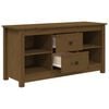 vidaXL TV Cabinet Honey Brown 103x36.5x52 cm Solid Wood Pine