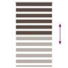 vidaXL Zebra blind 80.9x175 cm Fabric Width 76.7 cm coffee