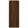 vidaXL Wall Mounted Cabinet Brown Oak 69.5x34x90 cm