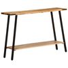 vidaXL Console Table 110x30x75 cm Solid Wood Mango