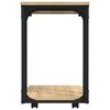 vidaXL Side Table with Wheels Sonoma Oak 50x35x55.5cm Engineered Wood