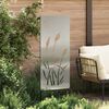 vidaXL Garden Privacy Screen Silver 50 x 140 cm Galvanised steel