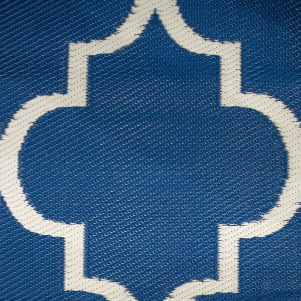 Bo-Camp Outdoor Rug Chill mat Casablanca 2.7x3.5 m XL Blue