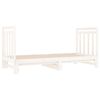 vidaXL Pull-out Day Bed without Mattress White 2x(90x190) cm