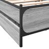 vidaXL Bed Frame with Drawers without Mattress Grey Sonoma 120x200 cm