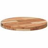 vidaXL Table Top Round &Oslash;50x4 cm Solid Wood Acacia