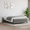 vidaXL Box Spring Bed Frame Dark Grey Double Fabric (UK/IE/FI/NO only)