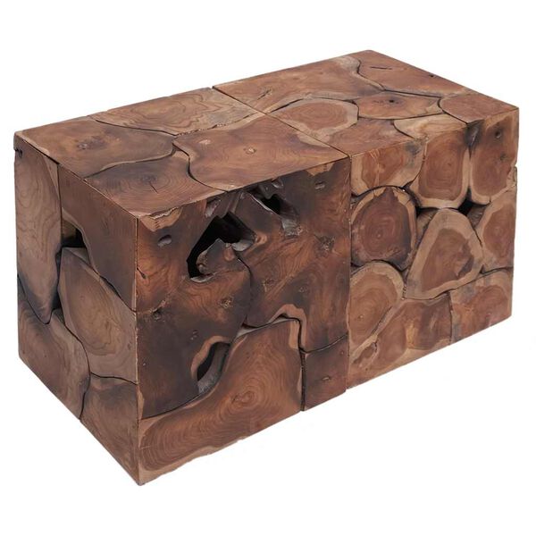 vidaXL Stools/Coffee Table Solid Teak