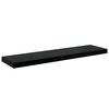 vidaXL Floating Wall Shelves 4 pcs High Gloss Black 90x23.5x3.8 cm MDF