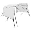 vidaXL 3-bow Bimini Top with Sidewalls 183x(185-198)x137 cm