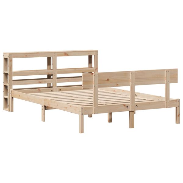 vidaXL Bed Frame without Mattress 160x200 cm Solid Wood Pine