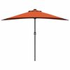vidaXL Garden Parasol Terracotta 294 x 150 x 224 cm