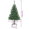 vidaXL Christmas Tree with 300 LEDs with Stand Green 180 cm PVC