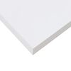 vidaXL Floating Wall Shelves 2 pcs High Gloss White 50x23x3.8 cm MDF