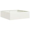 vidaXL Planter White 100x100x30 cm Steel