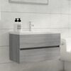 vidaXL Sink Cabinet Grey Sonoma 80x38.5x45 cm Engineered Wood