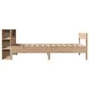 vidaXL Bookcase Bed without Mattress 75x190 cm Small Single Solid Wood Pine