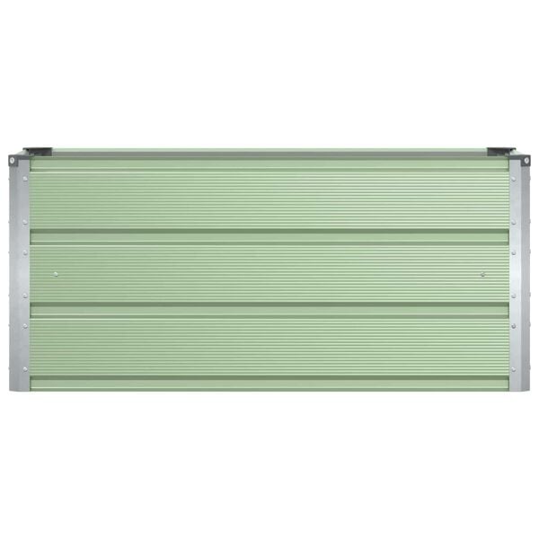 vidaXL Planter Green 100 x 40 x 45 cm Steel