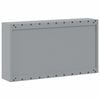 vidaXL Tool Cabinet with Shelf Black and Grey 100 x 20 x 55 cm