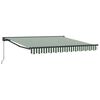 vidaXL Awning Frame Green and White 300 x 250 cm